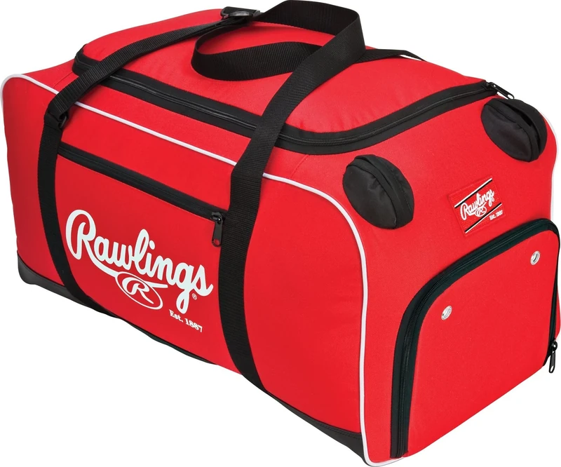 Rawlings Covert Player Duffle Bag, Royal, Scarlet (COVERT-S-RAW),