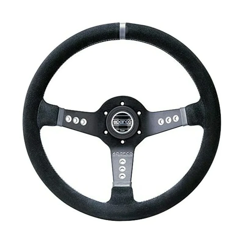 Sparco Universal Steering Wheel L 777 - Black Suede - Diameter 350mm