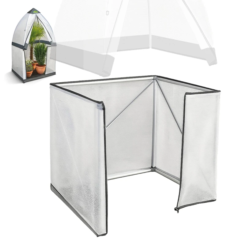 Bio Green Extension for Tropical Island M foil Greenhouse, Transparent - Image 1