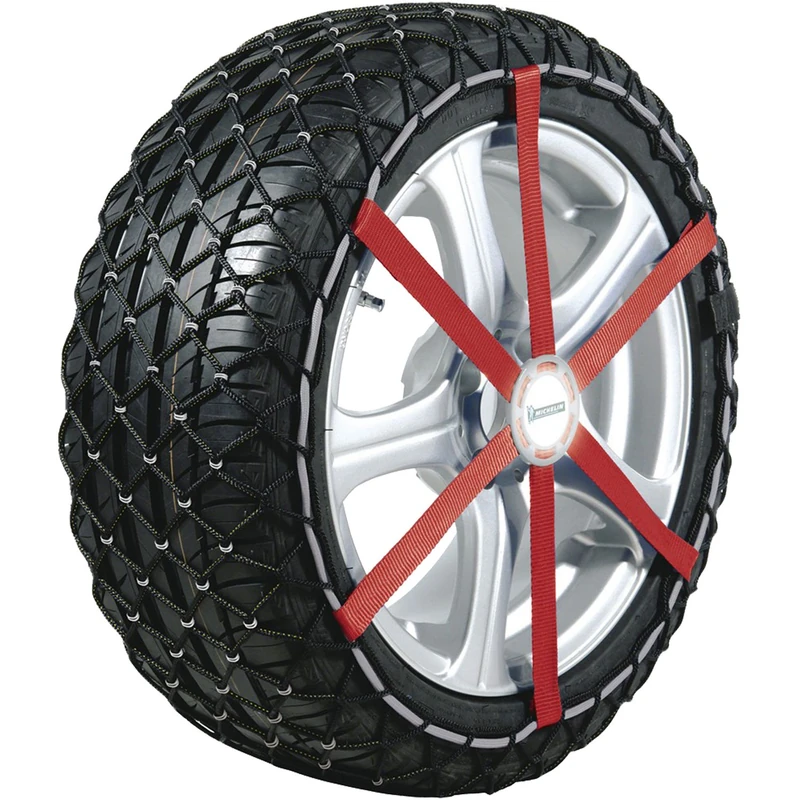 Michelin 92340 Textile snow chains, Easy Grip K15, ABS and ESP compatible, TÜV/GS and ÖNORM, 2 pieces