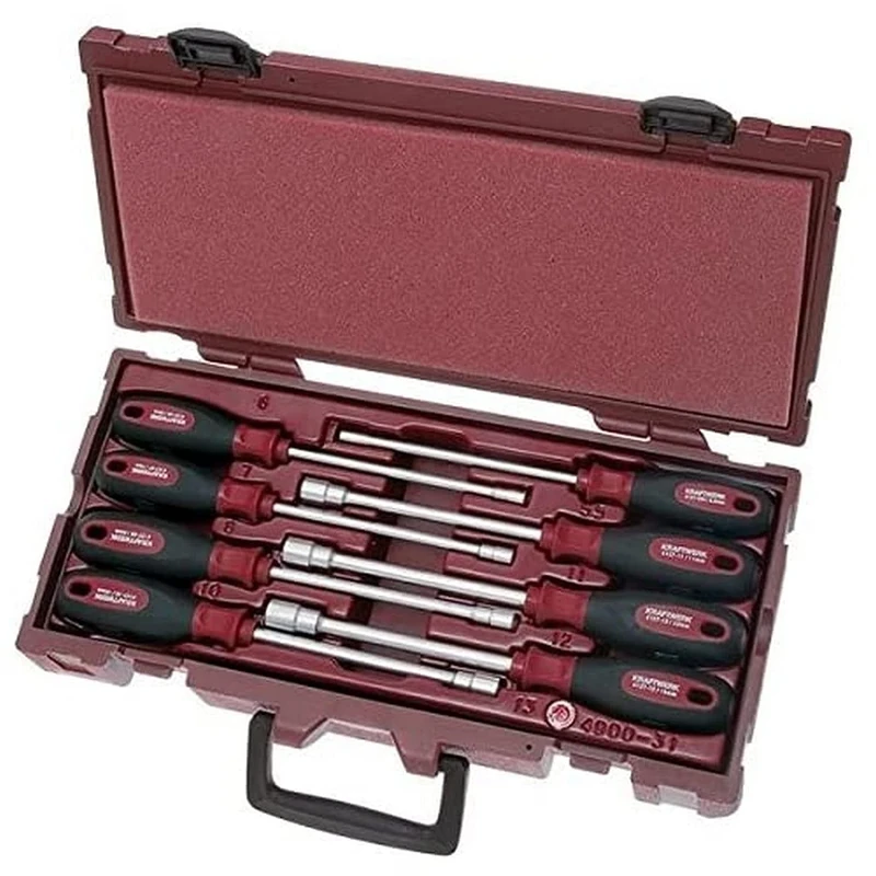 Kraftwerk 4900 – 31 K 8-pzs. Estuche Complete Screwdriver Stecker