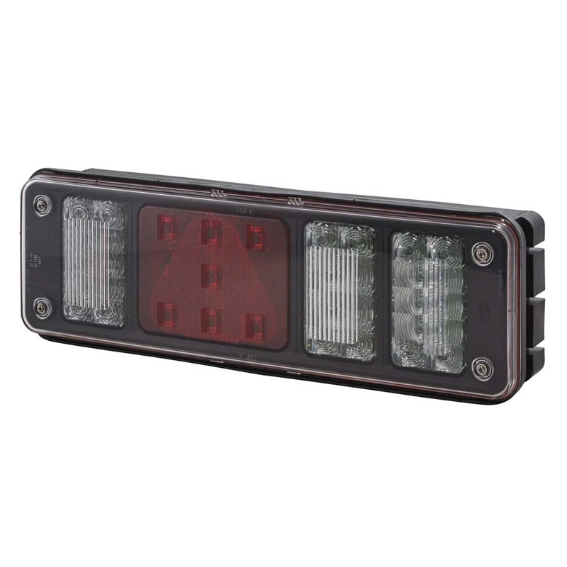 HELLA 2VP 340 960-011 Rearlight - LED - 24V - mounting/Bolted - Lens Colour: Crystal clear - Plug: EasyConn 1 x 7/EasyConn 4 x 2 - Plug: Male - left - Quantity: 1