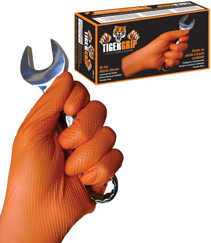 Kunzer Tiger Grip XL Gloves, Orange - Image 1