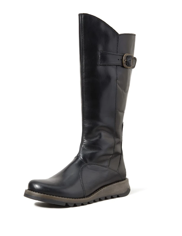 Fly London Women's Mol 2 Boots Zip up Boots, Black, 6 UK