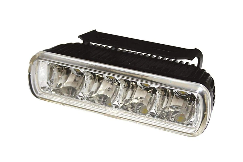 LED Daytime Running Light Aluminium Housing Black