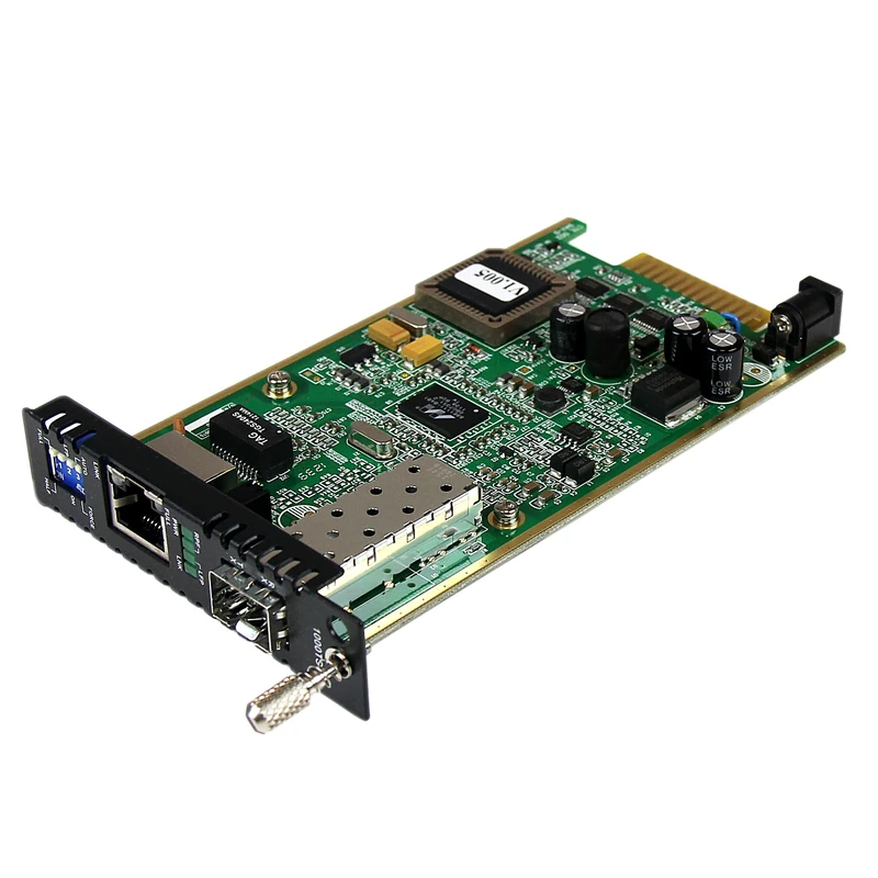 Startech Fiber to Gigabit Ethernet Media Converter Card Module with Open SFP Slot