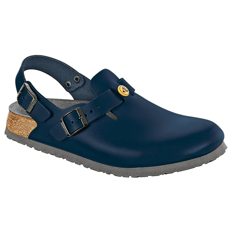 BIRKENSTOCK Boston ESD Antistatic Shoe/Natural Leather, Balu, 7 UK