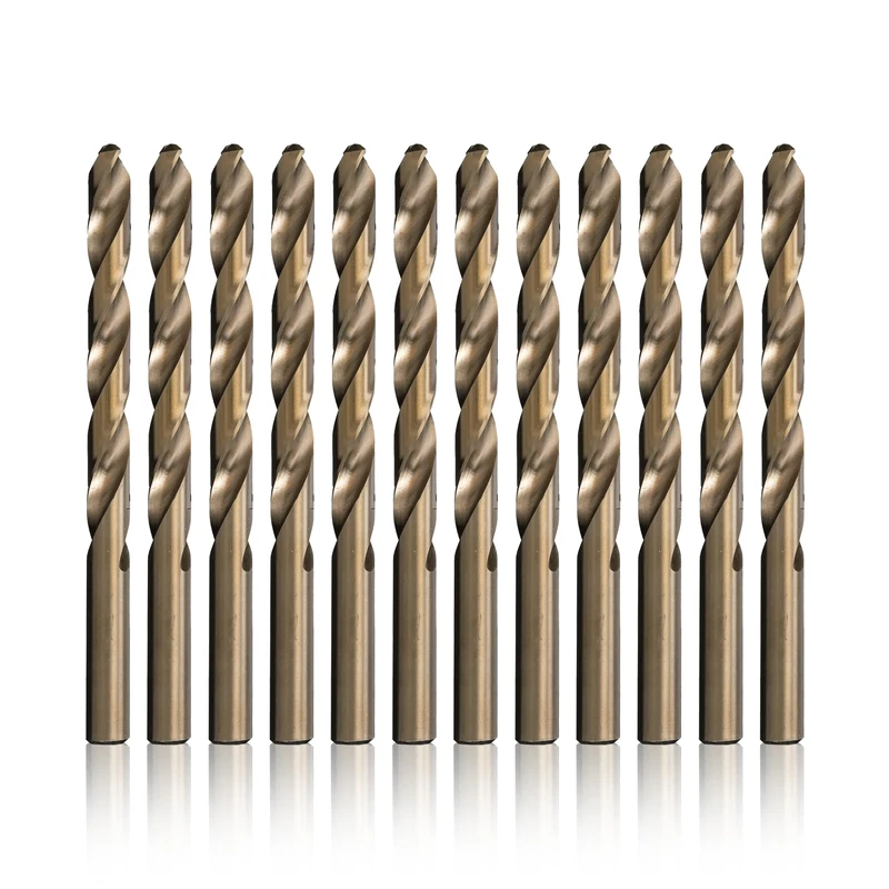 Drill America 5/16" Cobalt Heavy Duty Drill Bit (Pack of 12), D/ACO Series