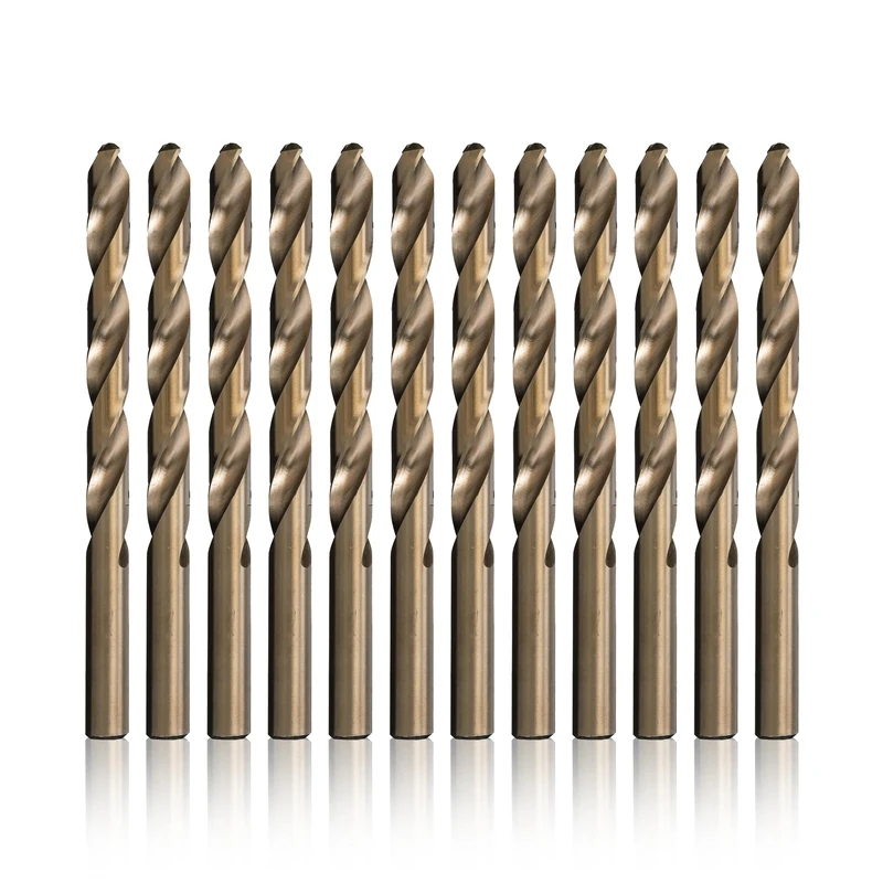 Drill America - D/ACO7/32P12 7/32" Cobalt Heavy Duty Drill Bit (Pack of 12), D/ACO Series