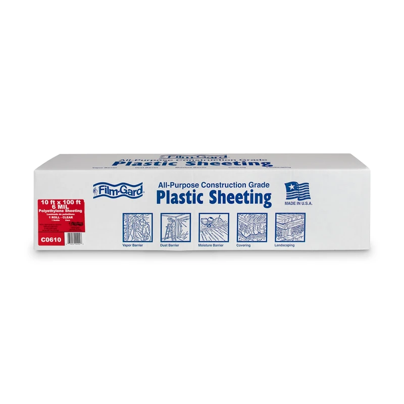 Clear Polyethylene Sheeting - Image 1
