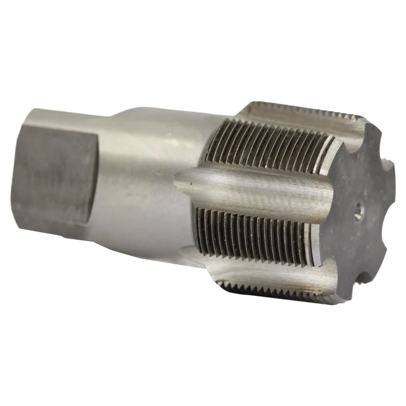 Drill America DWTPT Series Qualtech Carbon Steel Pipe Tap, Uncoated (Bright) Finish, Round with Square End Shank, 2"-11-1/2 NPT (Pack of 1)