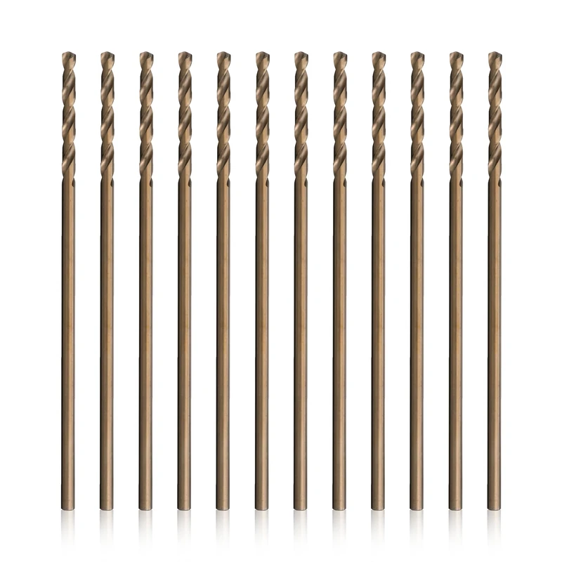 Drill America GLBCOX63/16P12 3/16" x 6" Cobalt Aircraft Extension Drill Bit (Pack of 12), GLBCO Series