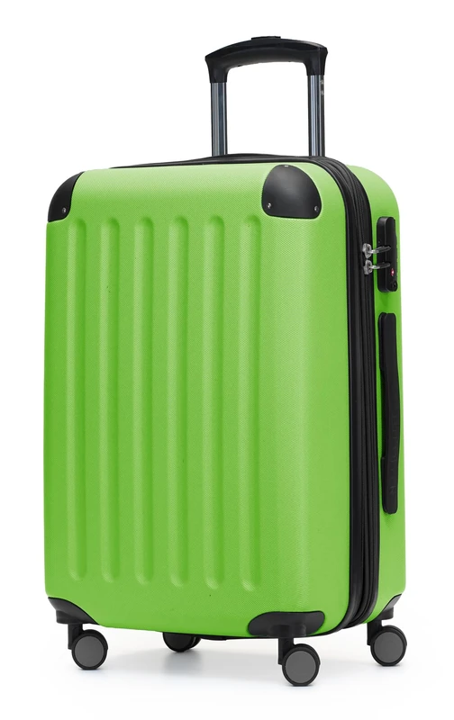 HAUPTSTADTKOFFER - Spree - Carry on luggage Suitcase Hardside Spinner Trolley Expandable 55 cm TSA, Applegreen