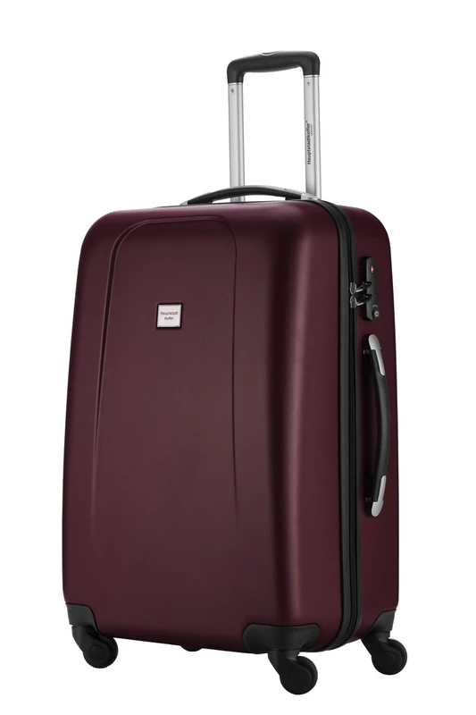 HAUPTSTADTKOFFER - Wedding - Luggage Suitcase Hardside Hard Shell Spinner Trolley 4 Wheel Case, TSA, 65 cm, 67 Liter, Burgundy