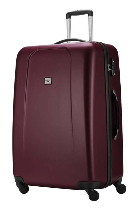 HAUPTSTADTKOFFER® - 105 Liter Suitcase Luggage Baggage Hardshell - 28" inch (Burgundy)