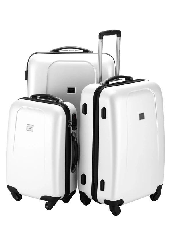 Hauptstadtkoffer® · Three-piece hard-side suitcase Set Wedding - 20" 24" 28" inch (White)