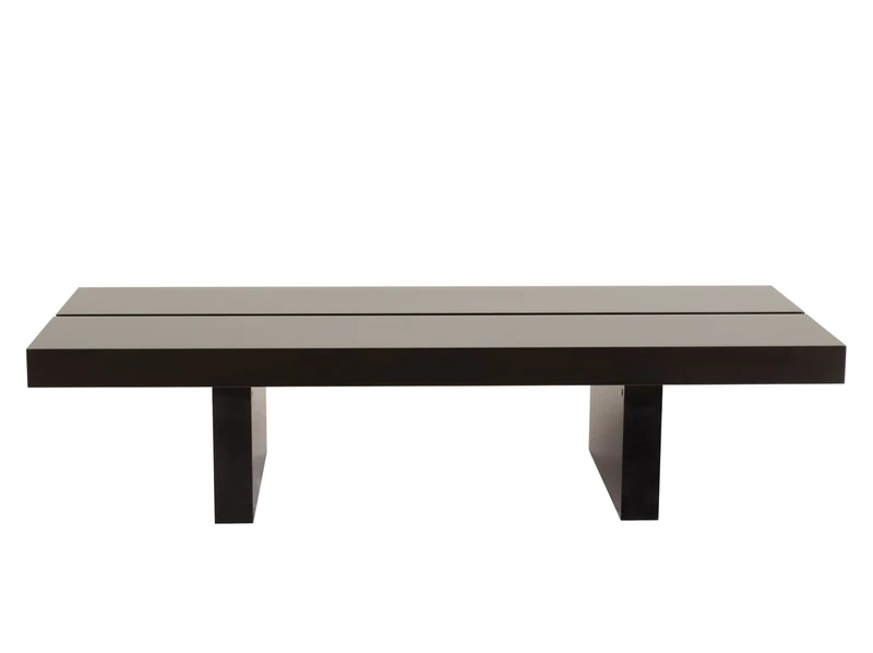 TemaHome Wood Honeycomb Panel Tokyo 150 cm Coffee Table with Wenge Beech Veneer Stained Black, 150 x 62 x 35 cm, Black