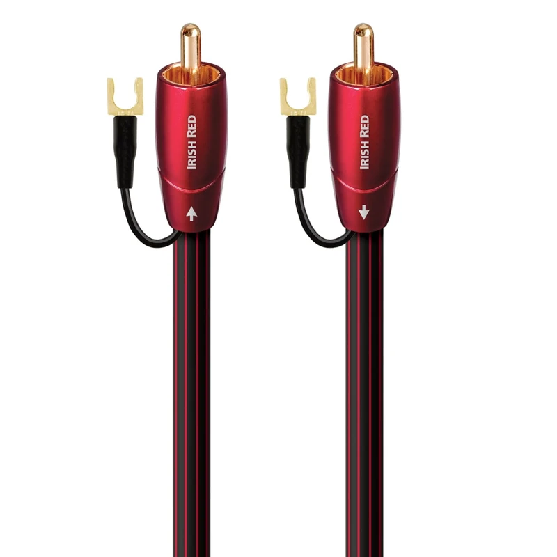 audioquest 8m Irish Red RCA RCA Audio Cable 8m Black