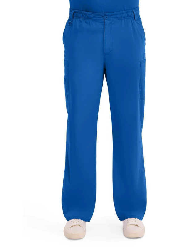 Dickies Men's Pull-On Pant with 7 Pockets Elastic Waistband with Button Closure 81006, Royal, 4X-Large