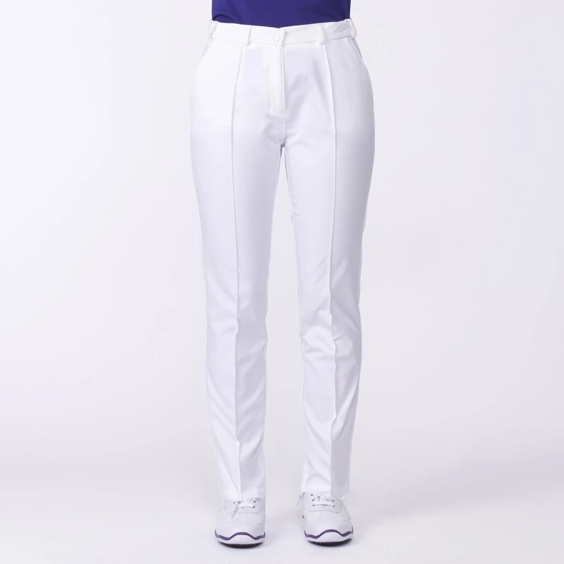 IJP Design Women's Tech Trousers - White, Size 14-31 - Image 1