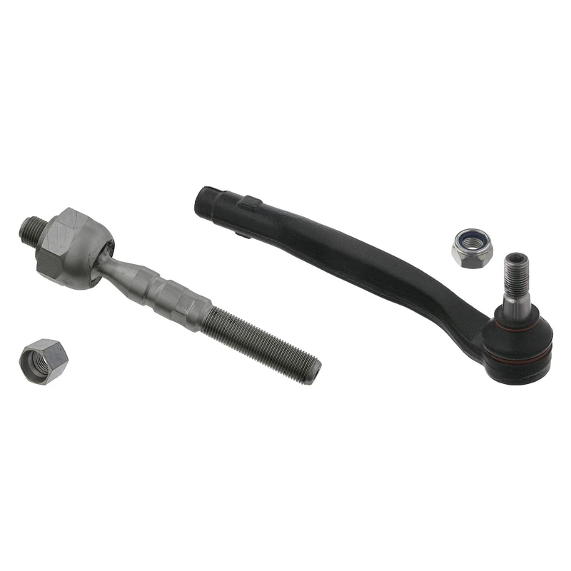 febi bilstein 39502 Tie Rod with end fitting, nut and lock nut, pack of one