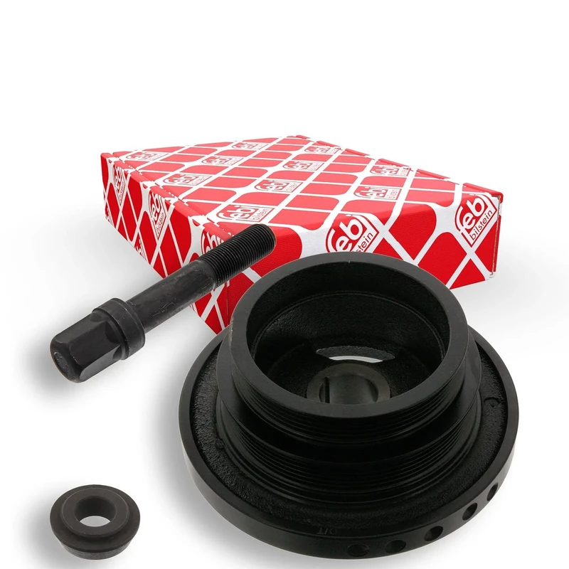 febi bilstein 39654 Pulley with screw and washer, pack of one