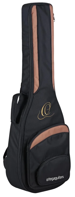 Ortega Guitars Pro Series Bag - 4/4 Classical Guitar Bag - Height 105.4 cm - Width 40 cm - Wide Neck Brace - Shoulder Straps - Nylon, Black (ONB44L)
