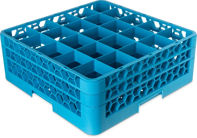 Utopia CARG25-214 Ware washing Glass Rack with 2 Extenders, 25 Compartment