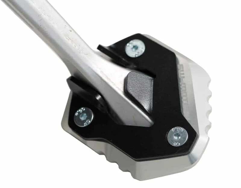 Extension for Side Stand Foot SW-MOTECH Black/Silver. Triumph Tiger 800 Models (10-17).