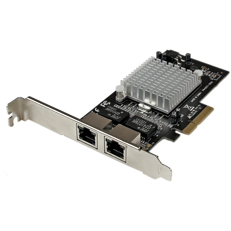 StarTech.com 2 Port PCIe Network Card - RJ45 Port - Intel i350 Chipset - Ethernet Server / Desktop Network Card - Dual Gigabit NIC Card (ST2000SPEXI)