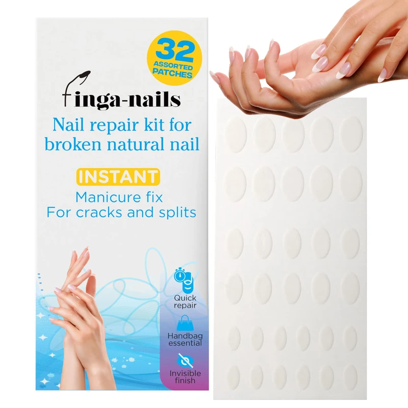 Finga-Nails 32 Instant Split Nail Saver Patches - Repair Kit