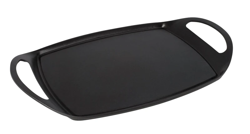 Crealys 513604 Tray with Handles 47 cm Cast Aluminium Black