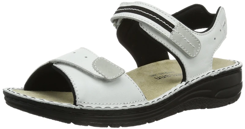 Berkemann Leni 03102 Sandals Nubuk Leather White Weiß (weiß 101) Size: 5