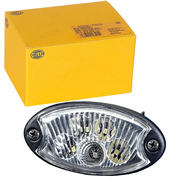 HELLA 2JA 343 570-011 Interior Light - Mini OvalLED VESTA5 - LED - 12V - 1.2W - LED - Fitting - Lens Colour: Crystal clear - Interior - Quantity: 1