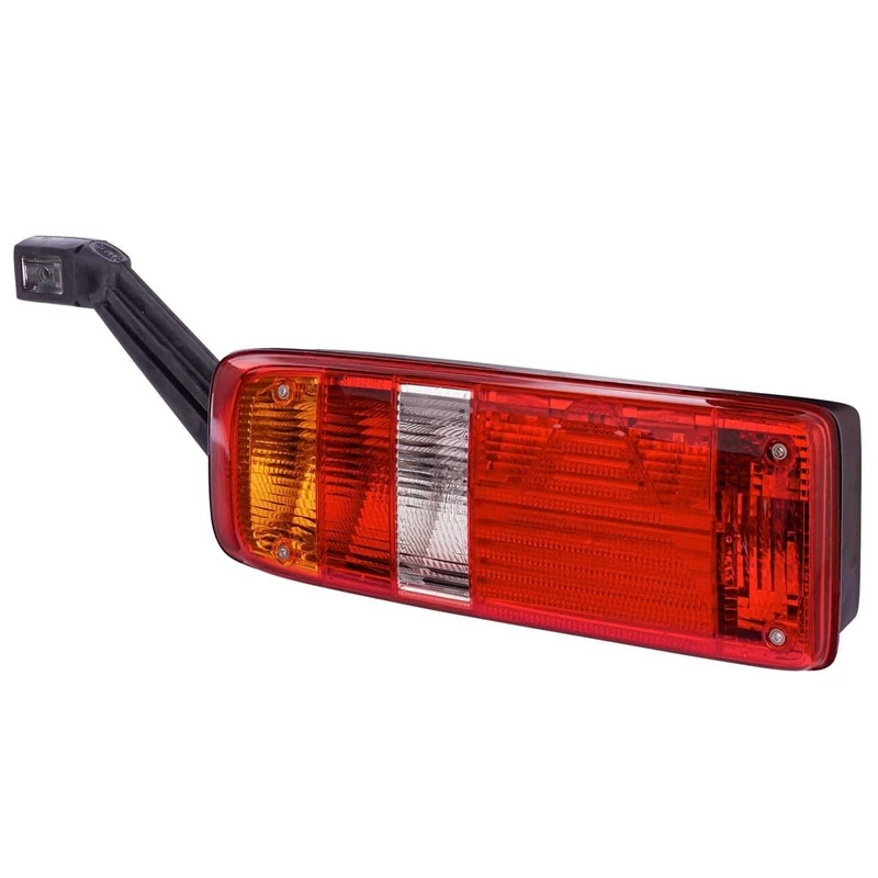 HELLA 2VP 340 934-111 Rearlight - EasyConn I Hybrid - Hybrid - 24V - mounting/Bolted - Lens Colour: Multi-coloured - LED colour: Yellow/Red/White - Plug: 7-pol (ECon) - left - Quantity: 1
