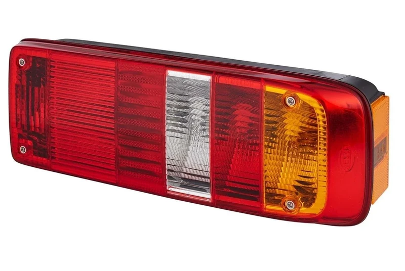 HELLA 2VP 340 888-001 Rearlight - Bulb - 24V - Fitting/Bolted - Lens Colour: Multi-coloured - Plug: Round Plug - right - Quantity: 1