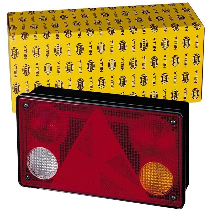 HELLA 2VP 340 400-151 Rearlight - Bulb - mounting/Bolted - Lens Colour: Multi-coloured - Plug: Blade Terminal - left - Quantity: 1