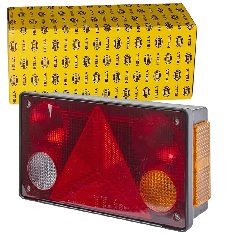 HELLA 2VP 340 400-121 Rearlight - Bulb - mounting/Bolted - Lens Colour: Multi-coloured - Plug: Blade Terminal - right - Quantity: 1