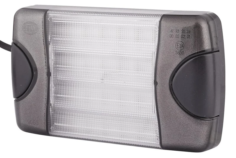 HELLA 2BA 980 607-201 Direction Indicator - DuraLED - LED - 24/12V - mounting/Bolted - Lens Colour: Crystal clear - Cable: 2500mm - Plug: open cable ends - Rear - Quantity: 1