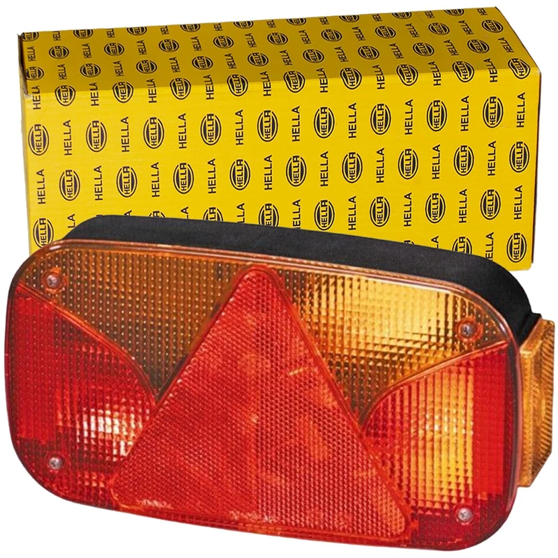 HELLA 2VA 998 232-251 Rearlight - Bulb - 12V - Bolted/mounting - Lens Colour: White / Red - Plug: Protected contact plug - left - Quantity: 1