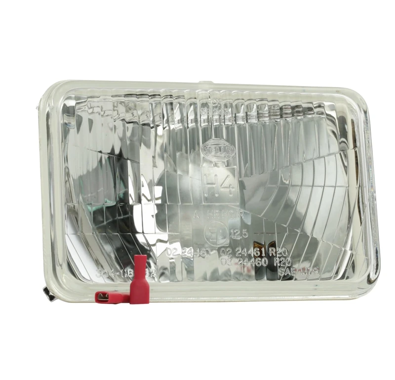 HELLA 1AB 003 177-791 Halogen-Insert, headlight - 24V - rectangular - Reference number: 12.5 - Fitting - Lens Colour: Crystal clear - Plug: Blade Terminal - left/right - Quantity: 1