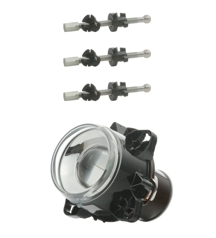 HELLA 1BL 008 193-001 Halogen/DE-Insert, headlight - 90mm Essential - 12V - round - Reference number: 12.5 - Fitting - Lens Colour: Crystal clear - Plug: Blade Terminal - right/left - Quantity: 1
