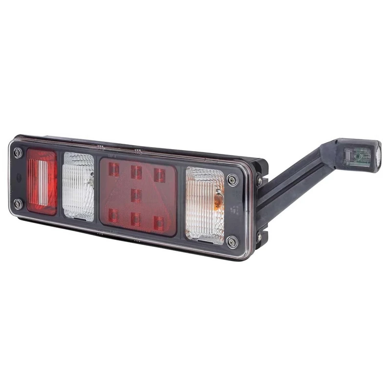 HELLA 2VP 340 961-121 Rearlight - Hybrid - 24V - mounting/Bolted - Lens Colour: Crystal clear - Plug: EasyConn 1 x 7/EasyConn 4 x 2 - Plug: Male - right - Quantity: 1