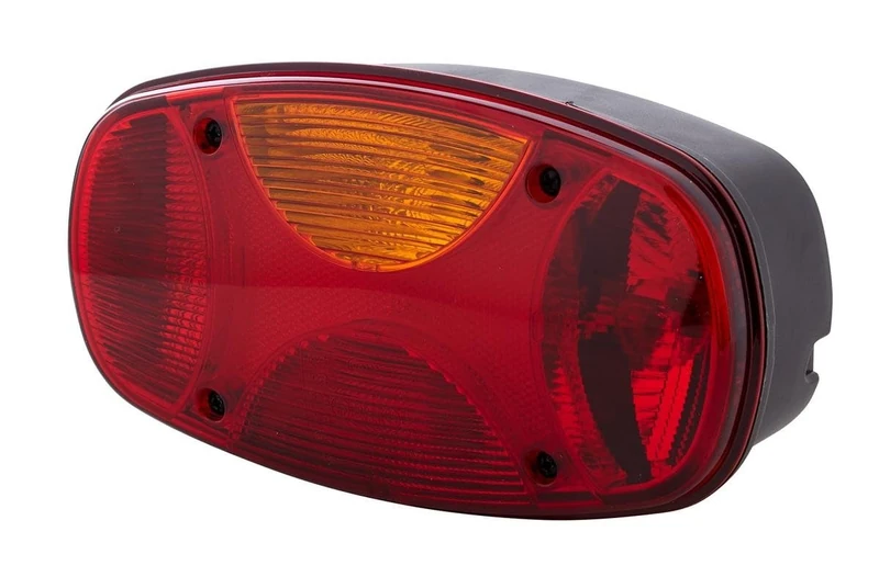 HELLA 2VA 343 640-131 Rearlight - Cargoluna - Bulb - 12V - mounting/Bolted - Lens Colour: Multi-coloured - Plug: Round Plug - left - Quantity: 1