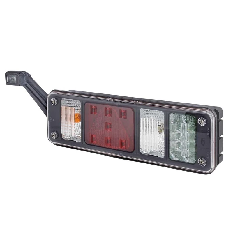 HELLA 2VP 340 961-131 Rearlight - Hybrid - 24V - mounting/Bolted - Lens Colour: Crystal clear - Plug: EasyConn 4 x 2/EasyConn 1 x 7 - Plug: Male - left - Quantity: 1
