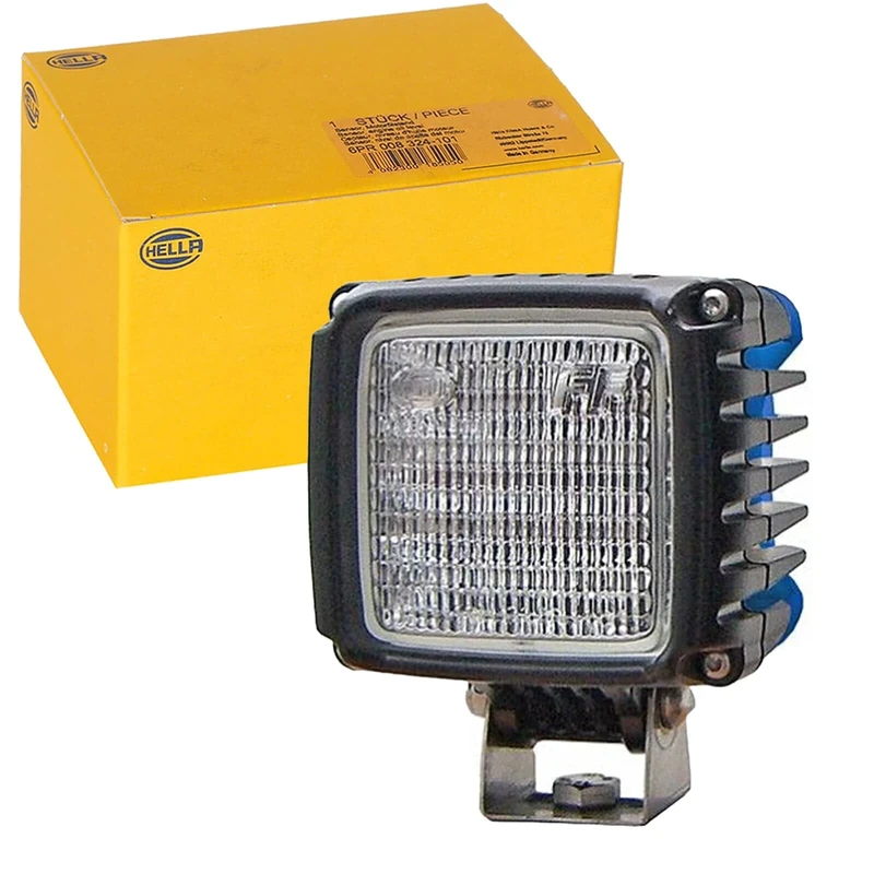 HELLA 1GA 996 192-001 LED-Worklight - Power Beam 3000 - 24/12V - 3000lm - mounting/Bolted - Vertical/Swivelling Mounting Bracket - Short distance lighting - Cable: 2000mm - Plug: open cable ends