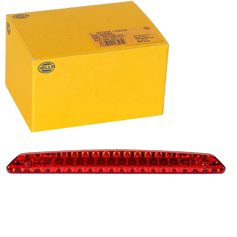 HELLA 2DA 343 800-001 Auxiliary Stop Light - LED - 12V - mounting - Lens Colour: Red - LED colour: Red - Cable: 200mm - Plug: open cable ends - Rear