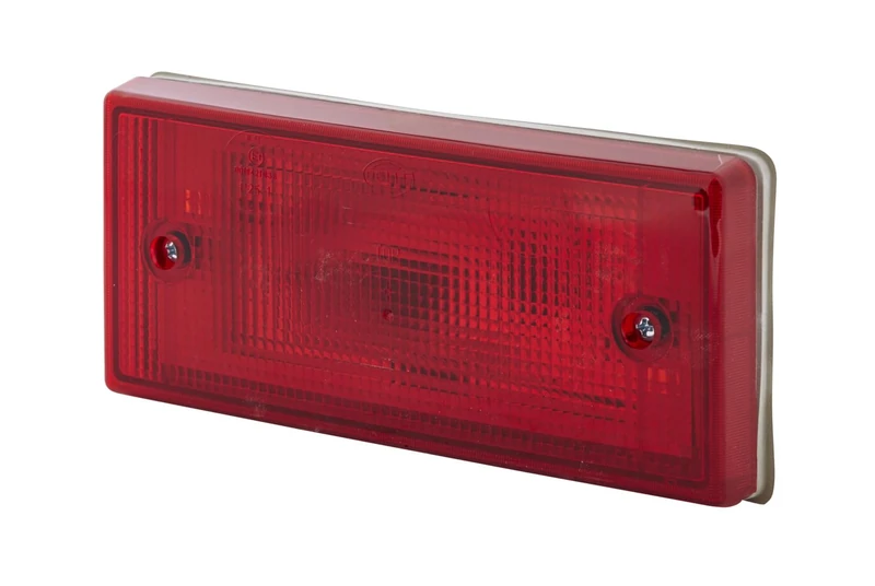 HELLA 2NE 003 734-091 Rear Fog Light - Halogen - 24/12V - Fitting - Lens Colour: Red - Plug: Blade Terminal - left/right