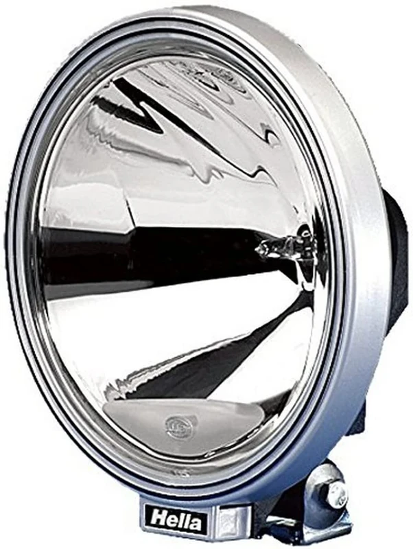HELLA 1F8 006 800-361 Halogen/Halogen-Spotlight - Rallye 3000 - 12/24V - Round - Reference number: 17.5 - Bolted - Clear diffusing lens - Lens Colour: Crystal clear - right/left