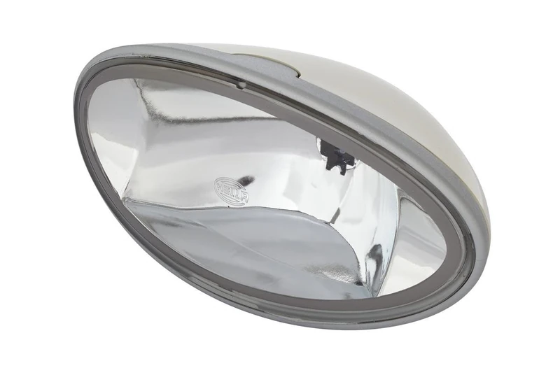 HELLA 1FB 007 892-011 Halogen/Halogen-Spotlight - Comet FF 300 - 12V - Oval - Reference number: 17.5 - Bolted - Clear diffusing lens - Lens Colour: Crystal clear - right/left